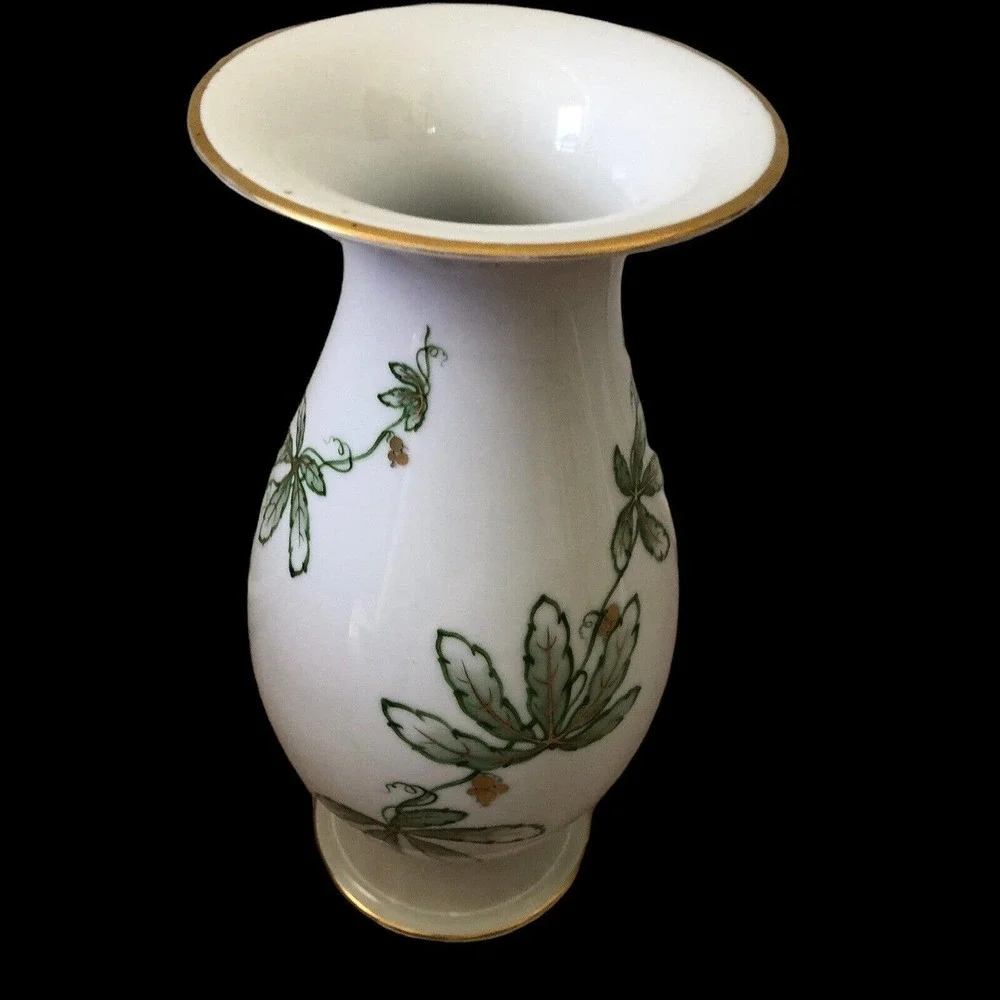 Heinrich & Co Hand Painted Vase 1920s Selb Bavaria Artist Signed A Dassler 12.5”